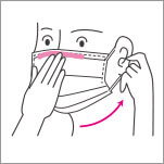 不織布マスクの使い方3